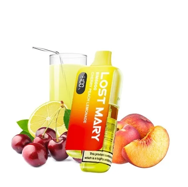 LOST MARY - BM6000 - 20mg/ml - Cherry Peach Lemonade