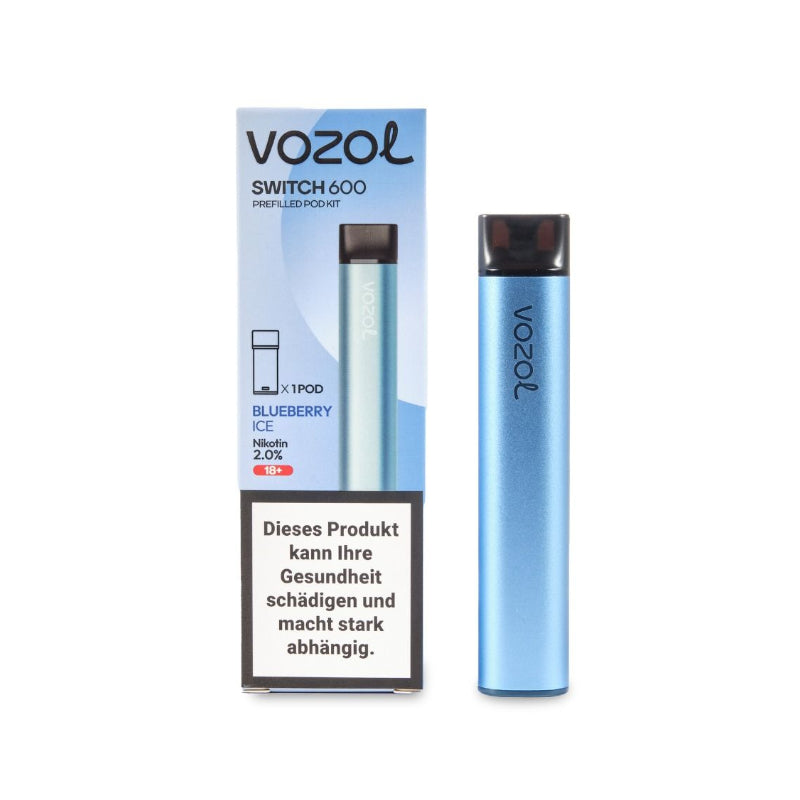 Vozol - Switch 600 Kit (2ml) MHD 26.08.25 Blue & Blueberry ICE