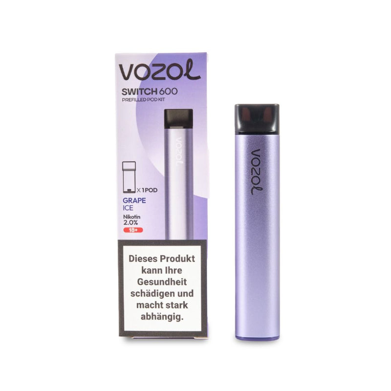 Vozol - Switch 600 Kit (2ml) MHD 26.08.25 Purple & Grape ICE
