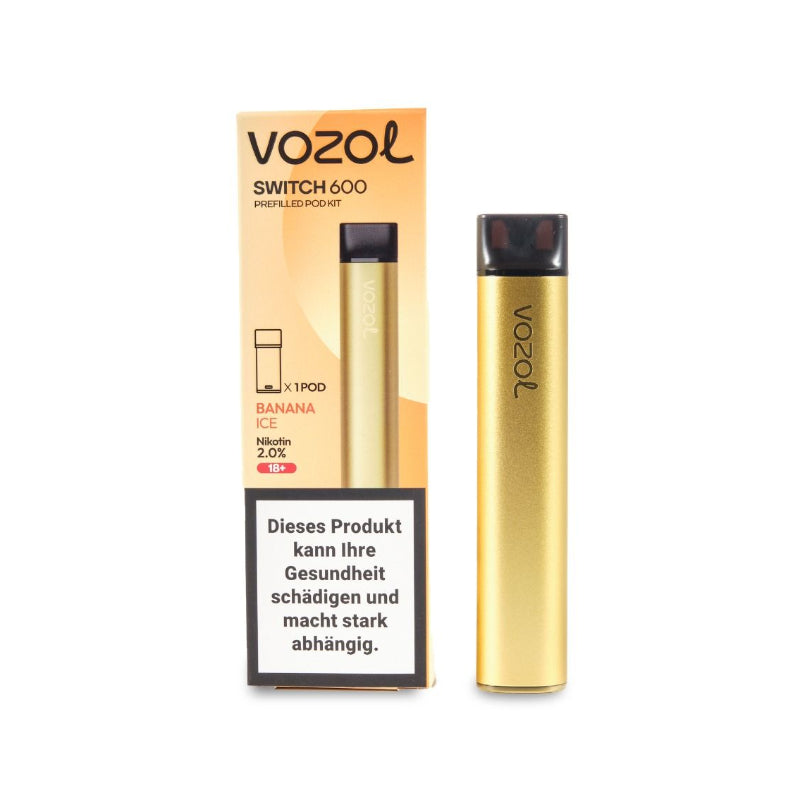 Vozol - Switch 600 Kit (2ml) MHD 26.08.25 Yellow & Banana ICE