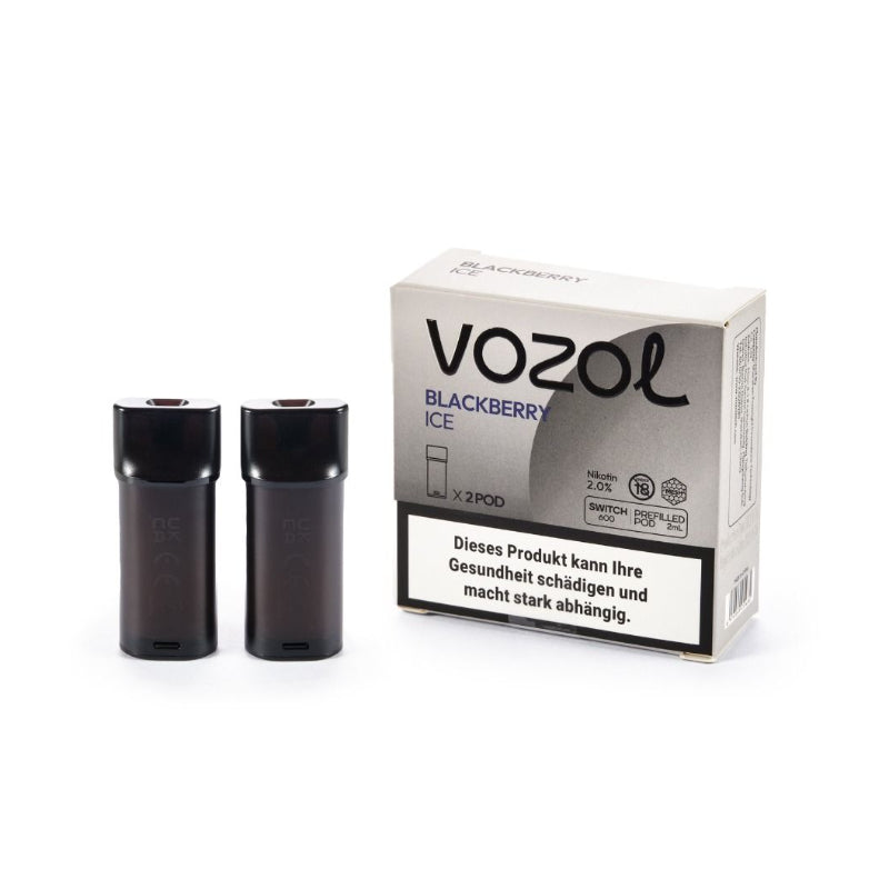 Vozol - Switch 600 Pod (2 x 2ml) MHD 24.08.25 Blackberry ICE