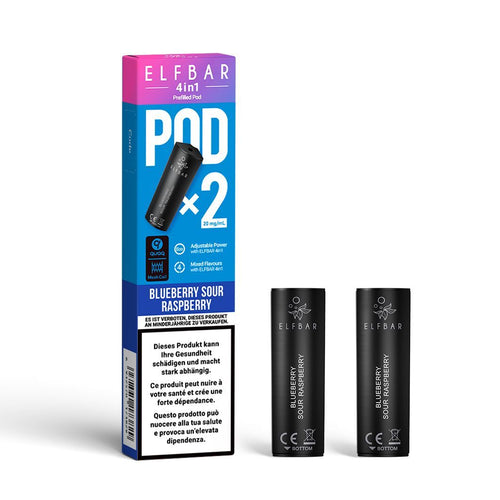Elf Bar 4in1 Pod (2 x 2ml) Blueberry Sour Raspberry