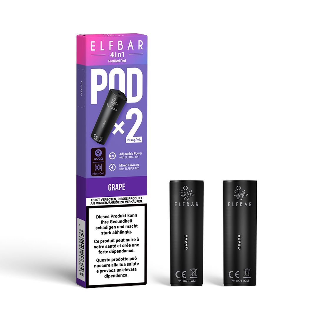 Elf Bar 4in1 Pod (2 x 2ml) Grape