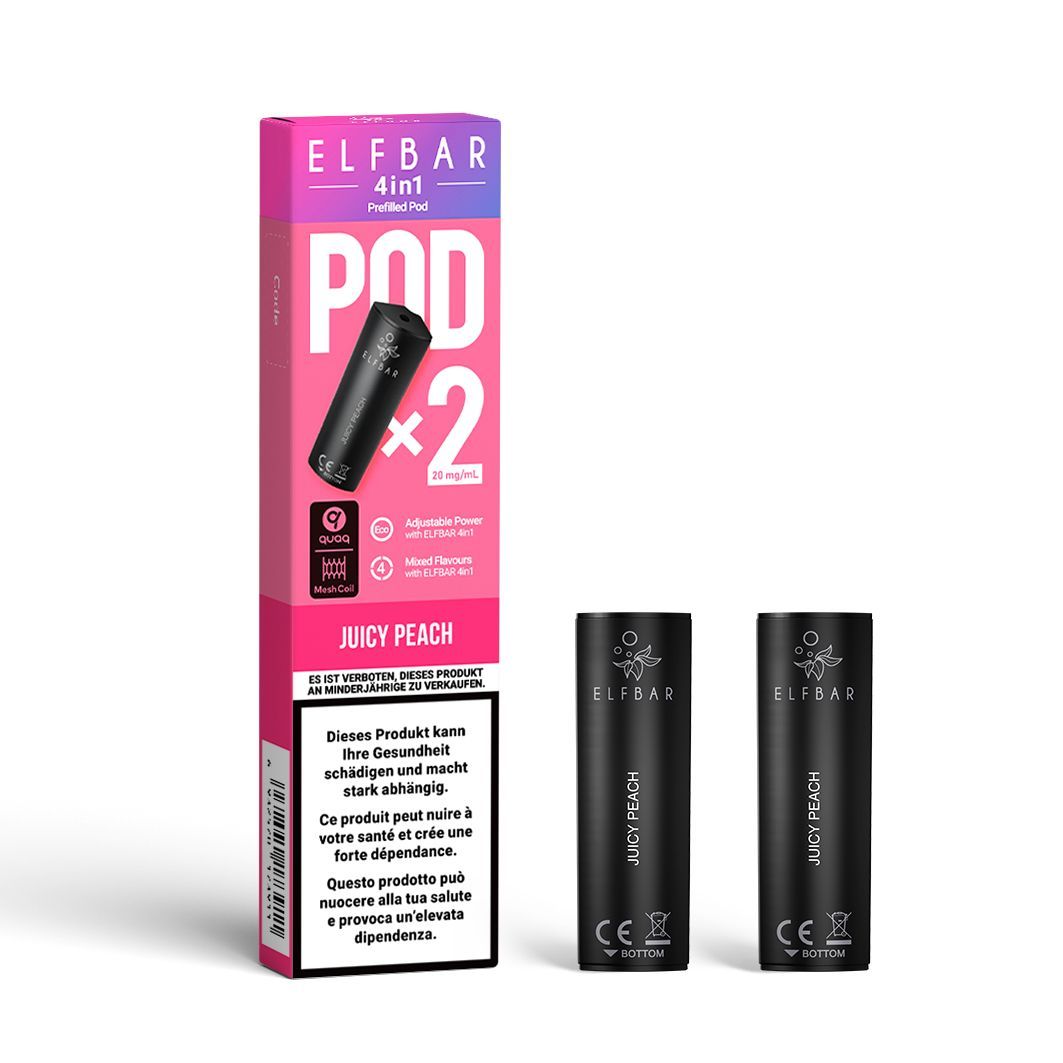 Elf Bar 4in1 Pod (2 x 2ml) Juicy Peach