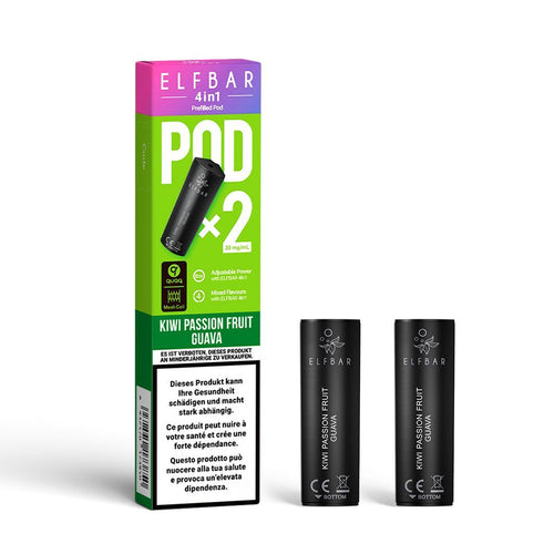 Elf Bar 4in1 Pod (2 x 2ml) Kiwi Passionfruit Guava