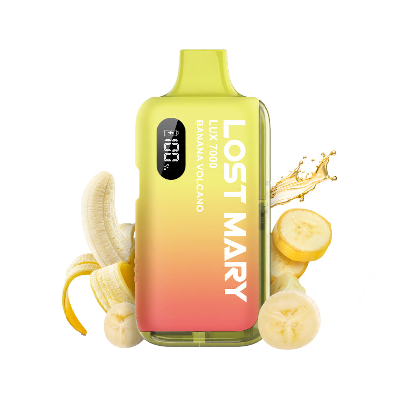 Lost Mary LUX 7000 Kit (20mg) Banana Volcano