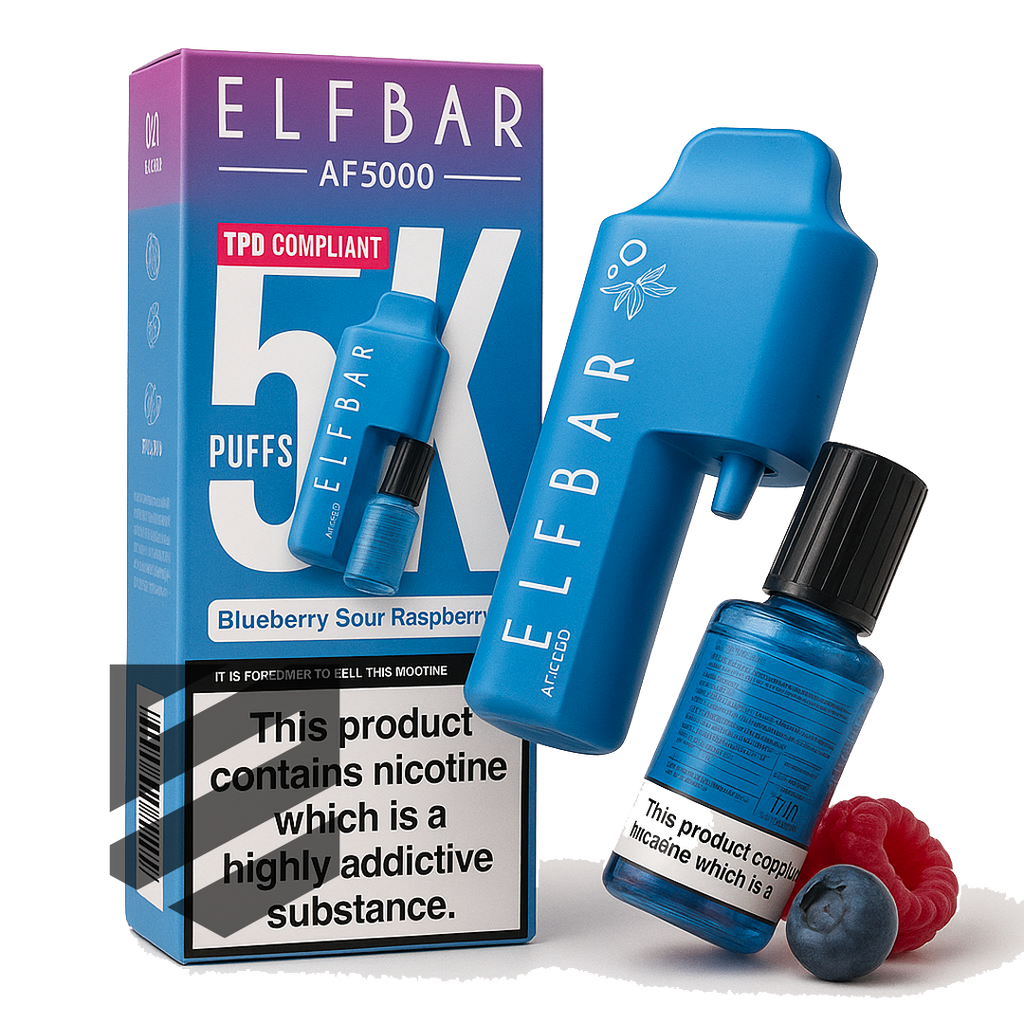 Elf Bar - AF5000 - Blueberry Sour Raspberry