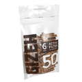 GIZEH - Active Filter 6mm - Brown - Bag 50Stk.