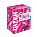 GIZEH - Active Filter 6mm - Pink - Box 34Stk.