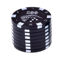 Champ High - Grinder Poker Chips - 42mm - 3 Layers Black