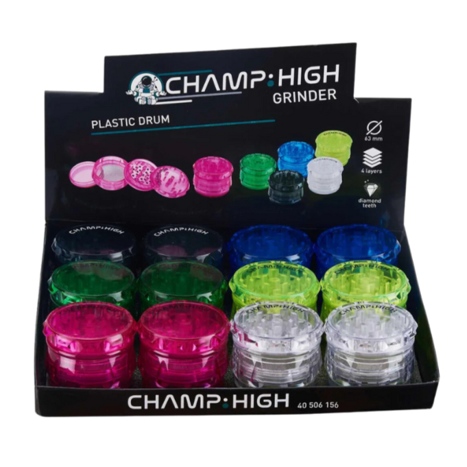 Champ High - Plastic Grinder Drum Color - 63mm - 4 Layers Yellow