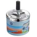 Champ Metall Drehaschenbecher VW Samba Blue