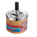 Champ Metall Drehaschenbecher VW Samba Orange
