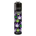 Clipper - Pink Hemp Leaves Black