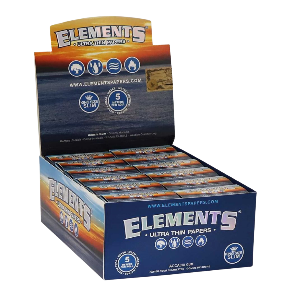 ELEMENTS - King Size Slim (5m per Roll)
