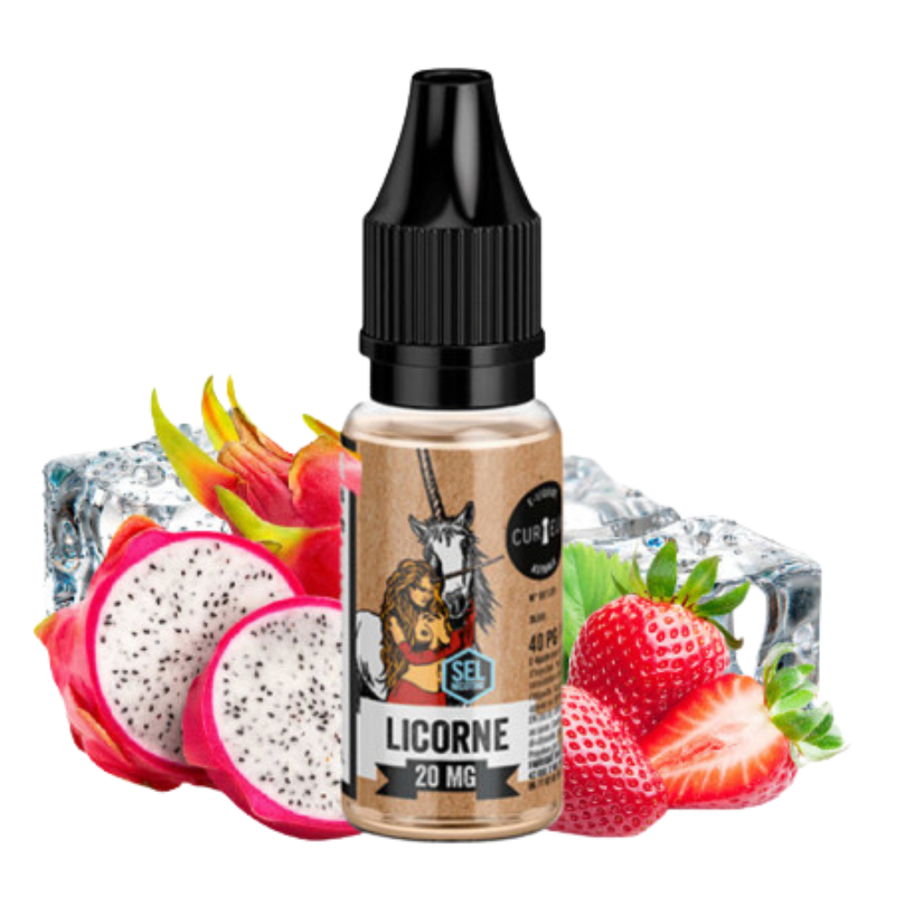 Curieux - Édition - Nikotinsalz - Astrale  Licorne (Erbeere & Drachenfrucht) 10ml