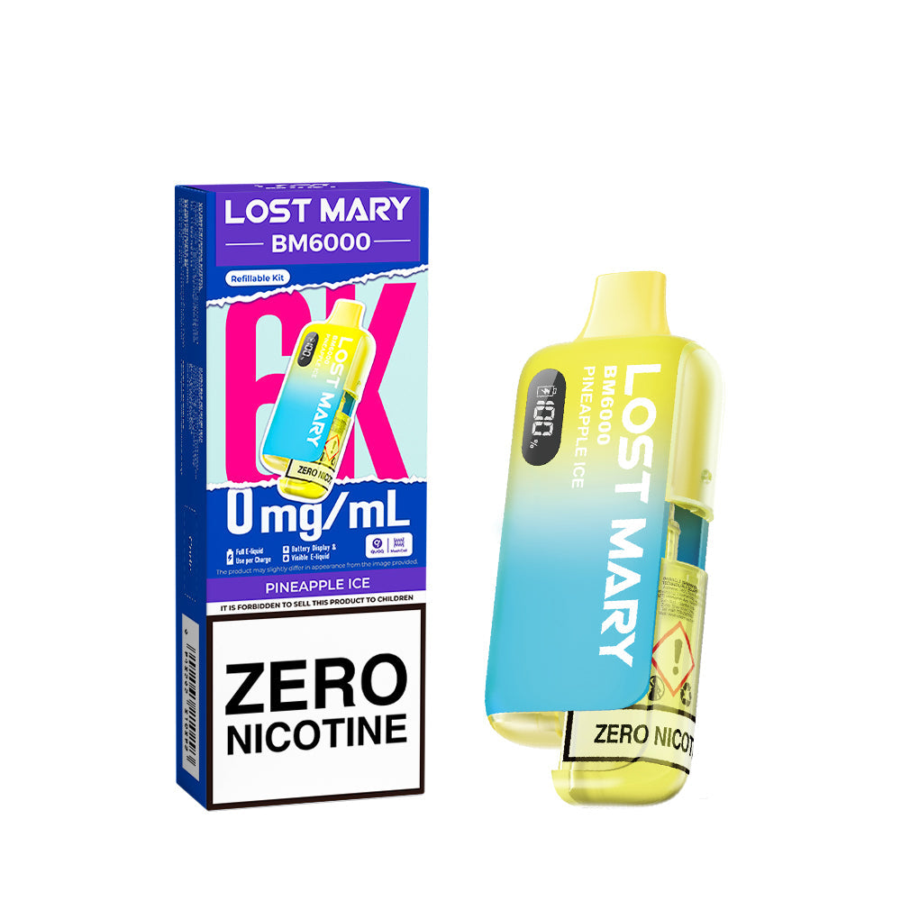 Lost Mary BM6000 Prefilled Pod Kit ZERO - Pineapple Ice