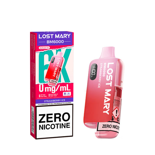 Lost Mary BM6000 Prefilled Pod Kit ZERO - Strawberry Ice