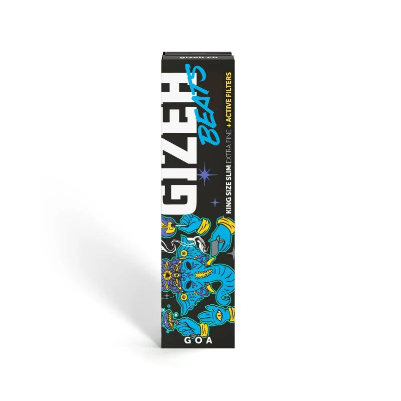 GIZEH - King Size Slim + Active Filter - Beats Swiss Edition
